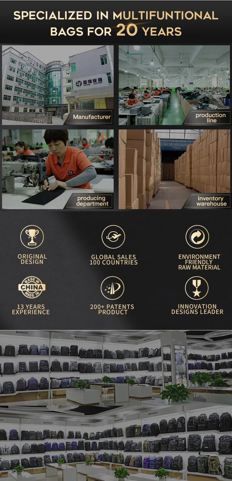 Mochila masculina Bange para laptop, mochila escolar para meninos, mochila tática para motociclismo, mochila esportiva para negócios e viagens.