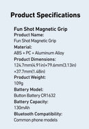 Suporte magnético para câmera de celular TELESIN, com alça de controle remoto para iPhone e Android.