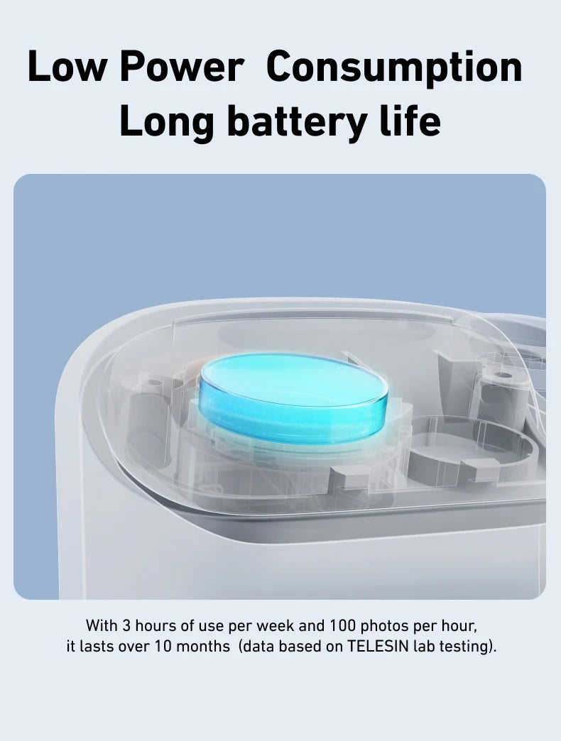 Suporte magnético para câmera de celular TELESIN, com alça de controle remoto para iPhone e Android.