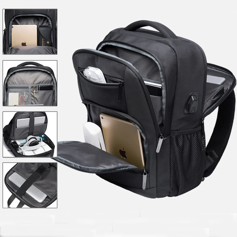 Mochila masculina Bange para laptop, mochila escolar para meninos, mochila tática para motociclismo, mochila esportiva para negócios e viagens.