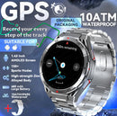 Novo Smartwatch GUHUAVMI Premium Original de 2025 com GPS, Tela AMOLED Ultra HD, GPS integrado, Chamadas Bluetooth e Resistente à Água até 10 ATM.