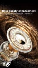 Tela Ultra HD] Fones de ouvido HTC NE20 Bluetooth V6 TWS Esportivos Sem Fio com Tradutor de IA, Microfone Intra-auricular com Redução de Ruído