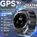 Novo Smartwatch GUHUAVMI Premium Original de 2025 com GPS, Tela AMOLED Ultra HD, GPS integrado, Chamadas Bluetooth e Resistente à Água até 10 ATM.