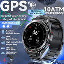 Novo Smartwatch GUHUAVMI Premium Original de 2025 com GPS, Tela AMOLED Ultra HD, GPS integrado, Chamadas Bluetooth e Resistente à Água até 10 ATM.