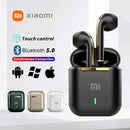 Fone de ouvido sem fio Xiaomi J18 original, Bluetooth, estéreo verdadeiro para esportes e jogos, TWS, intra-auricular com microfone e controle por toque.
