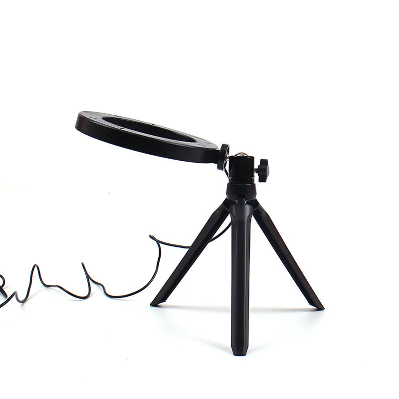 Anel de luz para selfie de 33 cm, tripé LED de 12 polegadas para celular, suporte para fotografia, luz circular de preenchimento, lâmpada LED colorida, tripé para maquiagem.