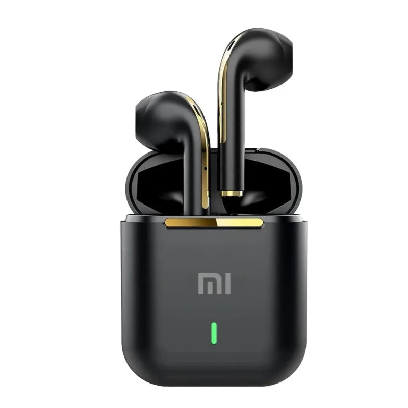 Fone de ouvido sem fio Xiaomi J18 original, Bluetooth, estéreo verdadeiro para esportes e jogos, TWS, intra-auricular com microfone e controle por toque.