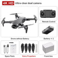 Drone L900 Pro 4K Profissional 5G GPS HD Câmera Dupla Fotografia Brushless Quadcopter Dobrável RC Alcance de 1,2KM Brinquedos Drones