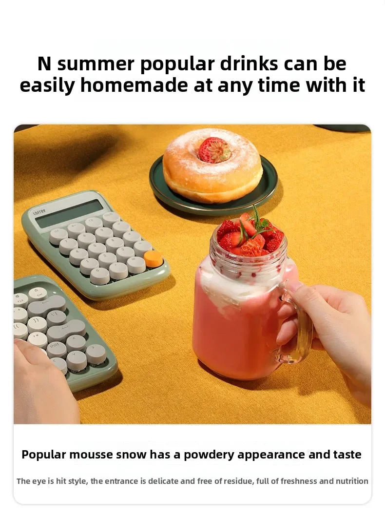 Liquidificador Portátil de Suco de Frutas Verão Pequeno Elétrico Pessoal Garrafa Mini Casa USB 6 Lâminas Copo Extrator de Suco para Cozinha