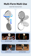 Suporte magnético para câmera de celular TELESIN, com alça de controle remoto para iPhone e Android.