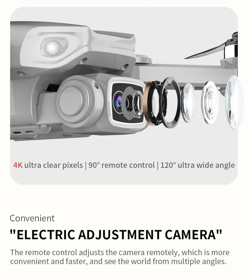 Drone L900 Pro 4K Profissional 5G GPS HD Câmera Dupla Fotografia Brushless Quadcopter Dobrável RC Alcance de 1,2KM Brinquedos Drones