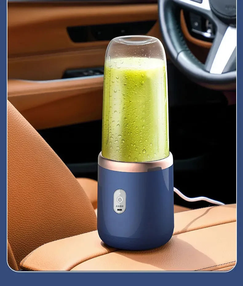 Liquidificador Portátil de Suco de Frutas Verão Pequeno Elétrico Pessoal Garrafa Mini Casa USB 6 Lâminas Copo Extrator de Suco para Cozinha