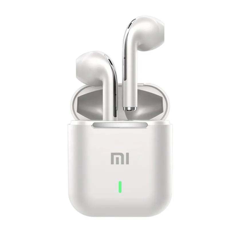 Fone de ouvido sem fio Xiaomi J18 original, Bluetooth, estéreo verdadeiro para esportes e jogos, TWS, intra-auricular com microfone e controle por toque.