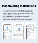 Suporte magnético para câmera de celular TELESIN, com alça de controle remoto para iPhone e Android.