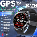 Novo Smartwatch GUHUAVMI Premium Original de 2025 com GPS, Tela AMOLED Ultra HD, GPS integrado, Chamadas Bluetooth e Resistente à Água até 10 ATM.