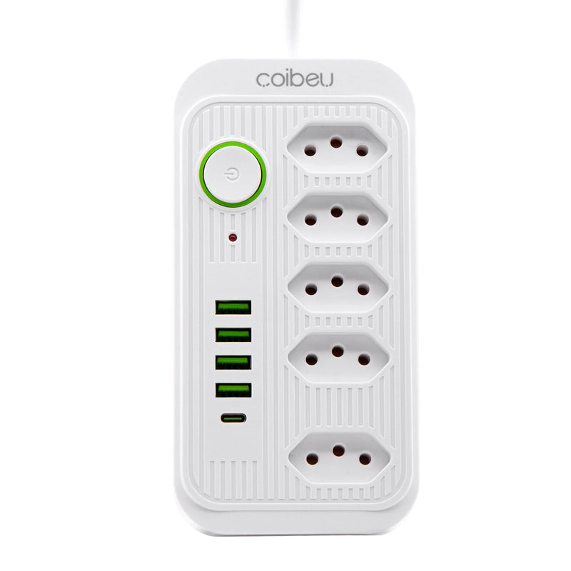 Extensão elétrica, filtro de linha, extensão de energia, tomada USB, plugue, plugue de água, filtro de linha brasileiro, 100-220V, 10A