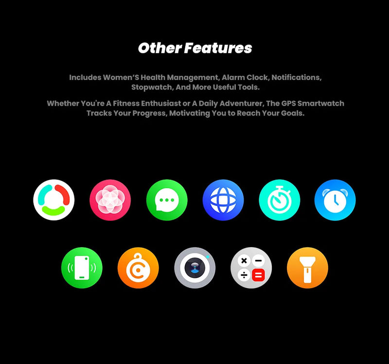 Novo Smartwatch GUHUAVMI Premium Original de 2025 com GPS, Tela AMOLED Ultra HD, GPS integrado, Chamadas Bluetooth e Resistente à Água até 10 ATM.