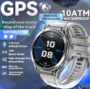 Novo Smartwatch GUHUAVMI Premium Original de 2025 com GPS, Tela AMOLED Ultra HD, GPS integrado, Chamadas Bluetooth e Resistente à Água até 10 ATM.