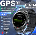 Novo Smartwatch GUHUAVMI Premium Original de 2025 com GPS, Tela AMOLED Ultra HD, GPS integrado, Chamadas Bluetooth e Resistente à Água até 10 ATM.