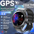 Novo Smartwatch GUHUAVMI Premium Original de 2025 com GPS, Tela AMOLED Ultra HD, GPS integrado, Chamadas Bluetooth e Resistente à Água até 10 ATM.