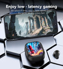 Tela Ultra HD] Fones de ouvido HTC NE20 Bluetooth V6 TWS Esportivos Sem Fio com Tradutor de IA, Microfone Intra-auricular com Redução de Ruído