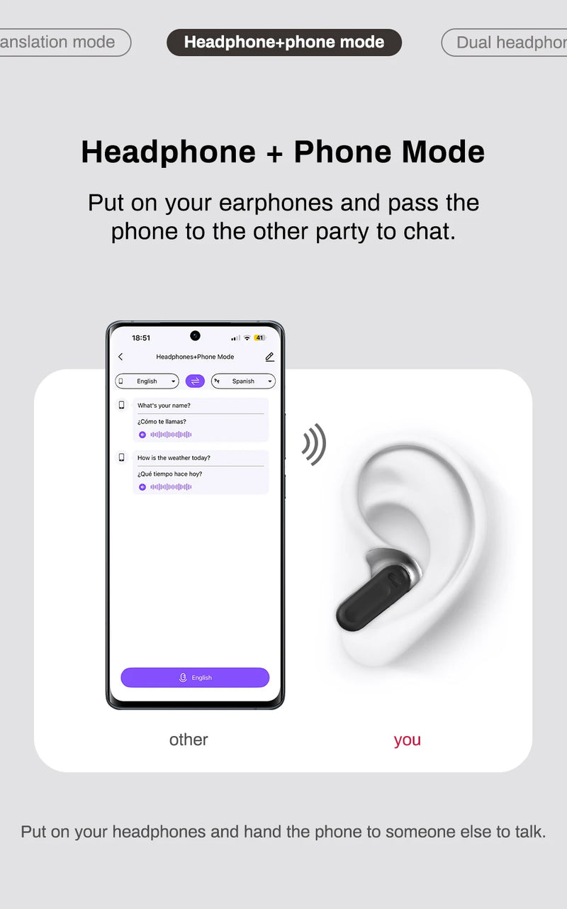 Tela Ultra HD] Fones de ouvido HTC NE20 Bluetooth V6 TWS Esportivos Sem Fio com Tradutor de IA, Microfone Intra-auricular com Redução de Ruído