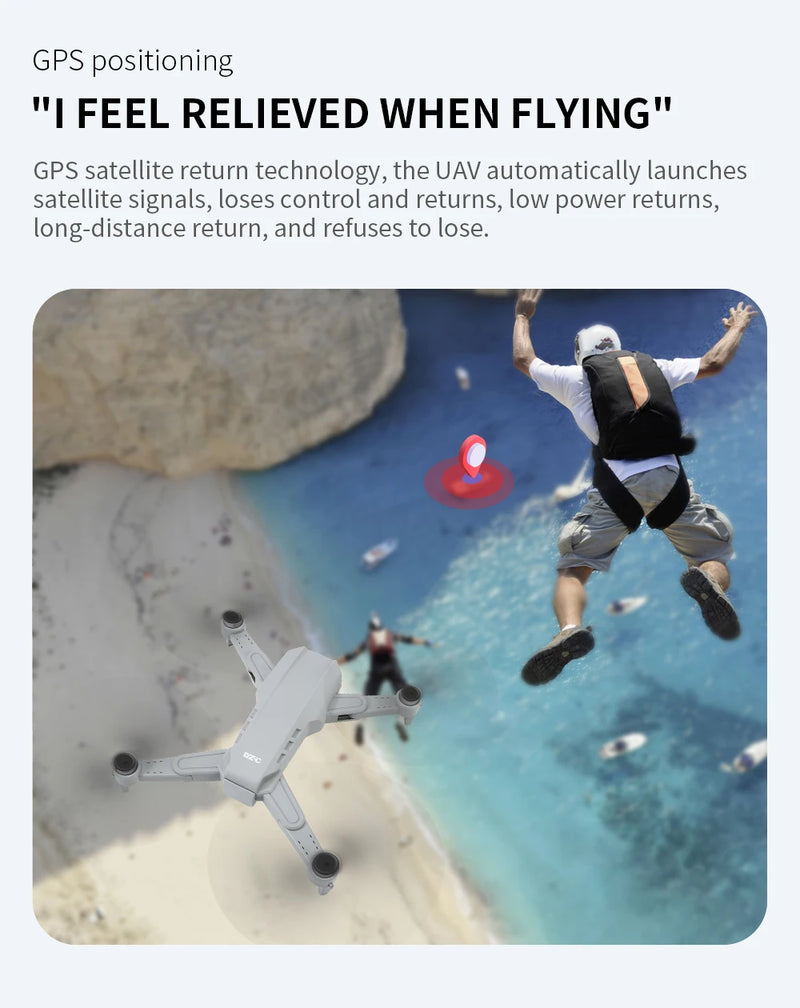Drone L900 Pro 4K Profissional 5G GPS HD Câmera Dupla Fotografia Brushless Quadcopter Dobrável RC Alcance de 1,2KM Brinquedos Drones